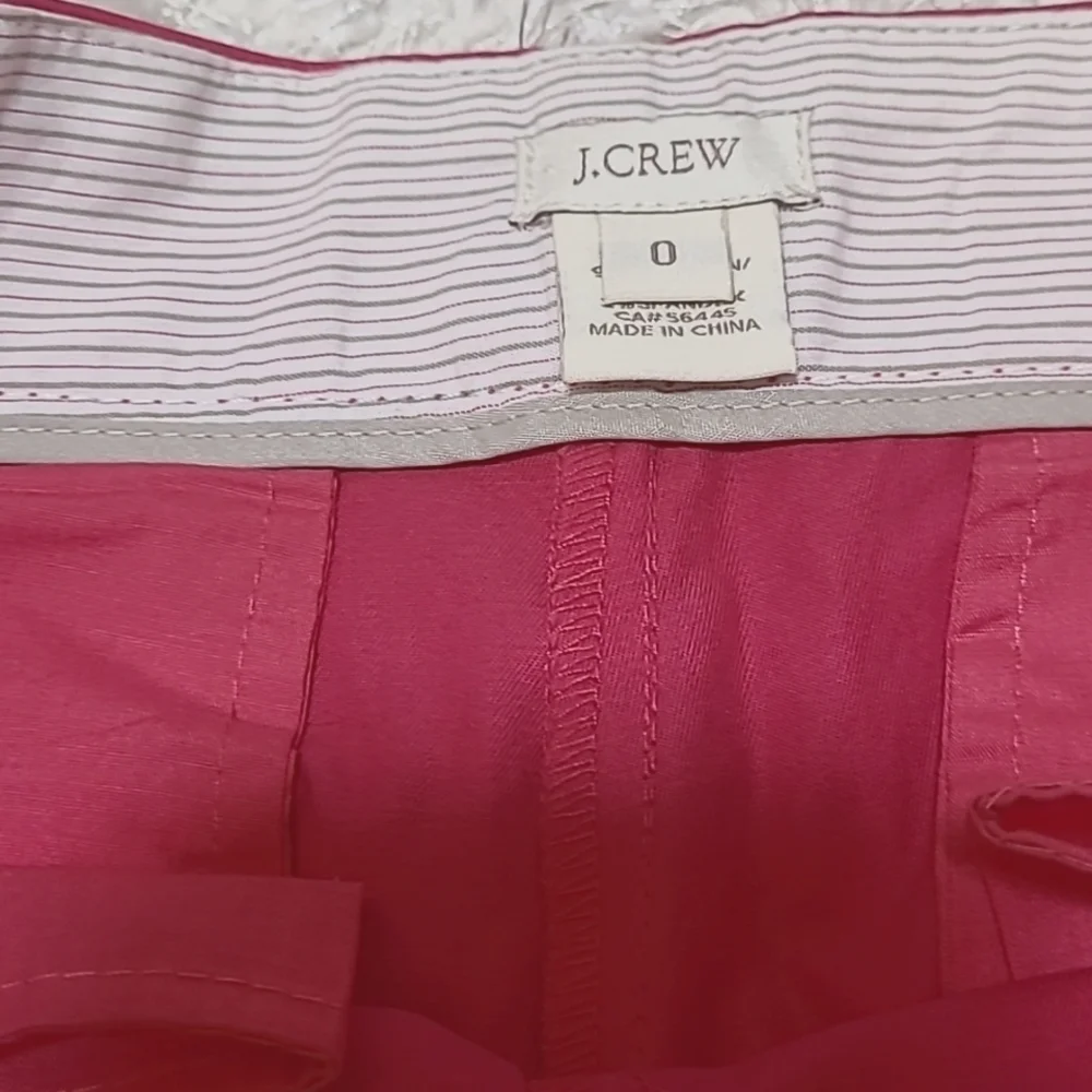 J.Crew Sailor Button Shorts Deep Pink Women’s Size 0